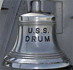 USS Drum bell