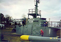 USS Drum sail replica